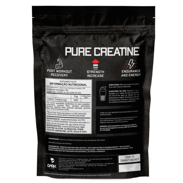 Creatina Pura 600g Refil - Dark Lab - Image 2