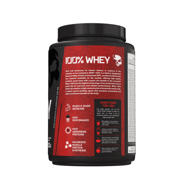 100% Whey Protein Pote 900g - Dark Lab - Image 4