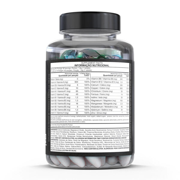 Multivitamin 60 Tabletes - Dark Lab - Image 2