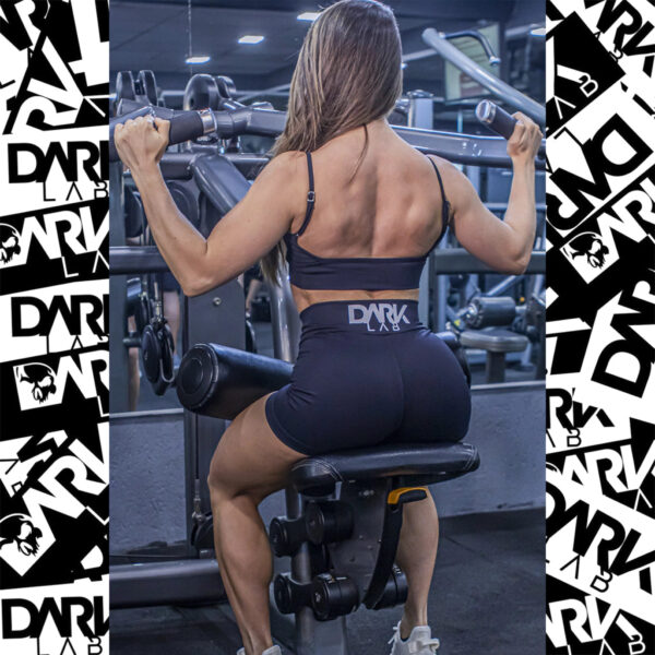 Shorts Legging cós alto e Transpassado - Dark Lab - Image 3