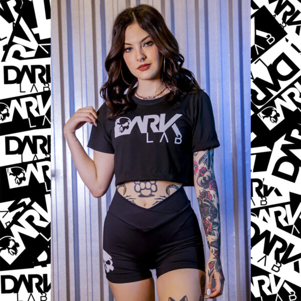 Shorts Legging cós alto e Transpassado - Dark Lab - Image 2
